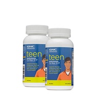 GNC Milestones Teen Multivitamin for Boys 12-17, Twin Pack, 120 Caplets per Bottle, Supports Energy 