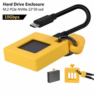 Portable 2230 M.2 NVMe SSD Enclosure USB 3.2 Gen 2 10Gbps to NVMe PCI-E M.2 SSD Case External SSD