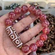 Tây Tạng rồng quy mô Phượng máu Vòng đeo tay mai rùa mã não trên trời Vòng tay đính hạt Mã Não Đỏ ch