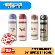 DIYI TUMBLER DY BW1372 480ML AESTHETIC STAINLESS STEEL DRINKING BOTTLE COLD RESISTANT HOT BPA FREE 3