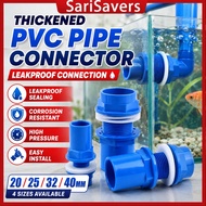 PVC Pipe Connector Aquarium Inlet Outlet Connector for Aquarium Garden Drain Pipe Adapter