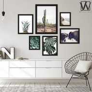 MINIMALIST COLLAGE PHOTO FRAME SIZE 12R/A4/6R | WALL DISPLAY COLLAGE PHOTO FRAME