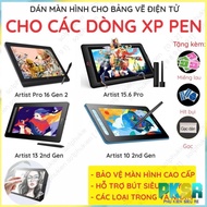 Electronic drawing board screen protector XP Pen Artist 10 Gen 2/ 12 pro/ 13 gen 2/ 13.3 15.6 24 Pro