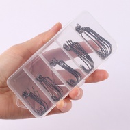 50/100 Pieces a Box Fish Hook Mixed Size Worm Hook#2#1 1/0 2/0 3/0