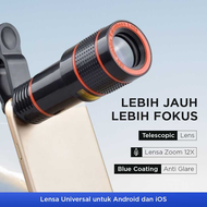 Lensa Telephoto Smartphone Telescopic Lens Anti Glare - DW4638