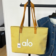 Alo Same Style Portable Casual BAG-ALO YOGA TOTE BAG-Large Capacity Canvas TOTE BAG-Unisex Shopping 