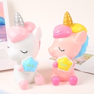 Cartoon Cute Pony Piggy Bank Creative Student Gift Piggy Bank Desktop Resin Crafts Ornaments TnNl OM