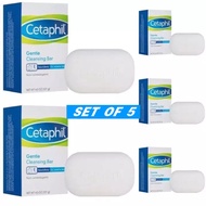 ( Set of 5 ) Wholesale Cetaphil Gentle Cleansing Antibacterial Soap Bar 127g