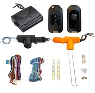 AUTO K ONE  ชุดเซ็นทรัลล็อครถยนต์พร้อมกุญแจรีโมท2ตัว สำหรับรถยนต์ 2 ประตู  ใช้ได้กับทุกรุ่น(ที่ร่องก