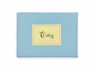 Celia HOME - 1,100針貢緞長絨棉淨色被袋 (粉藍) – 超柔軟光滑 透氣度高