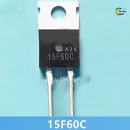 2PCS 15F60C TO-220F-2 transistor welding