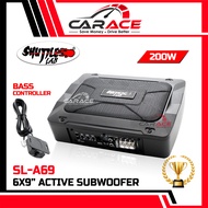 SHUTTLE LAB SL-A69 | 6x9 Inch Active Subwoofer 6x9 Underseat Subwoofer 200W | Car Audio Woofer 6x9 Woofer Underseat Bass