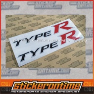 Car Side Door Sticker Honda TYPE R civic FD vtec ivtec RS 2.0 1.8 sport racing