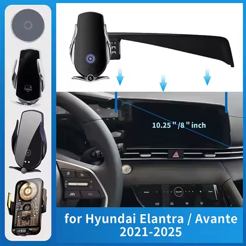 for Hyundai Elantra Avante 2021~2025 N Line CN7Car phone holder Charging Bracket Navigation Stand Au