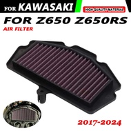 Motorcycle Air Filter Cleaner For Kawasaki Z650 2017 - 2024 ER650 Z 650 RS Z 650RS Z650RS 2022 2023 