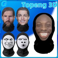 3D Mask Unique Mask 3D Face Mask Cute Ugly Face Mask 3D Mask Cute Celebrity Mask Cute Bandana Mask H