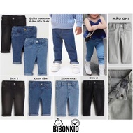 [Bibonkid] Genuine HM UK/US/JP/KR/CN baby skinny jeans, sizes from 6-9m to 3-4y