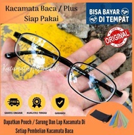 [TERMURAH]Kacamata Minus Pria Dan Wanita Best Seller Siap Pakai Model Oval Kecil Bahan Metal Anti Ra