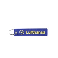 [KEDAI LOKAL ] Combo LUFTHANSA Keychain and Lanyard Airline Premium Aviation Keychain Pilot Keychain
