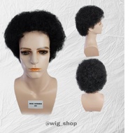 Curly wig 01 black curly wig/ curly wig for men curly curly wig for fine hair