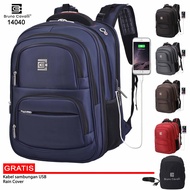 Bruno Cavalli Tas Ransel Laptop 14040 Multispace Backpack Tas Travel Pria Wanita Tas Punggung