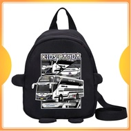 RKS Mini Backpack Jet Bus Mania Kid Panda Motif Unisex Fashion Kids Preschool School Bag A4 69