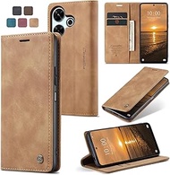 Xiaomi Redmi 13 Flip Case Premium Leather Case Soft Vintage Nubuck Leather Foldable Stand Protective
