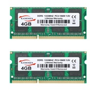 DDR3 RAM 4GB 1333MHz brand new low voltage 1.5V PC3-10600 Notebook memory SODIMM 204-pin non-ECC