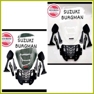 ➸ ✬ ✧ Suzuki BURGMAN125 windshield bracket set with sidemirror