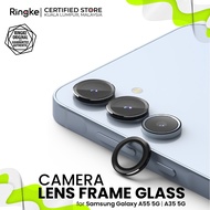 RINGKE® CAMERA LENS FRAME GLASS Easy Guided Samsung Galaxy A55 5G/ A35 5G 0.33mm Glass Aluminum Fram