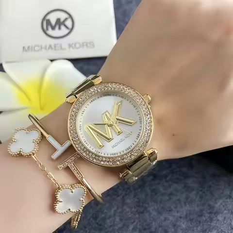 2026 Luxury Design Women's Quartz Michael Kors Watch, Stylish Casual Watch, Alloy Business Watch, A 