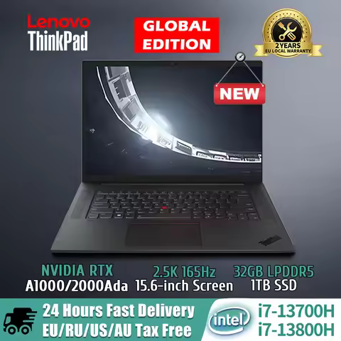 Lenovo ThinkPad P1 Hermit 2023 Laptop i7-13700H/i7-13800H vPro RTX A1000/2000Ada/3500Ada/4060/4080 1