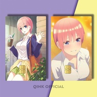 STICKER CARD CUSTOM ANIME ICHIKA NAKANO KAWAII GOTOUBUN ZYBLE/K2MYH/ STIKER CARD ANIME GAMBAR ICHIKA