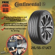 TAYARGO Car Tyre 215 55 17 Uc7 Continental Tyre Conti Tayar Car Tayar Kereta 17 Tyre Tires Tayar 17