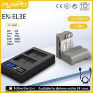PUMPD EN-EL3E battery for Nikon D50 D70 D80 D90 D100 D200 D300S battery charger