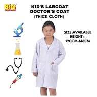 Doctor Costume Kids | Lab Coat Long Sleeve | Medical Coat Kanak-Kanak - Pretend Play