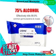 75% Alcohol Wet Tissue (30 pcs pack) - Lishu