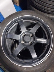 rays eng forged Viilk Raclllli ORIGINAL 16吋 185/55R16 87H 3隻車軨連車軚 $500