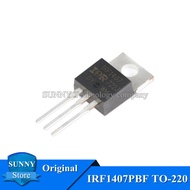 5Pcs IRF1407PBF TO-220 IRF1407 TO220 130A/75V MOSFET N-channel Ordinary and New
