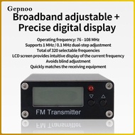[Gepnoo] 0.5W FM Transmitter with 2000M Distance, Frequency Modulation Emitter for Supermarket Event