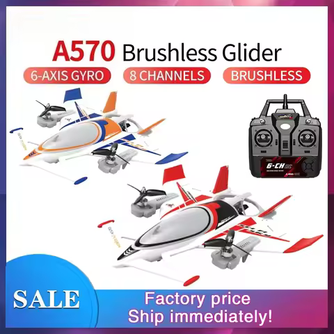 New Aircraft QIDI570 RC Plane 8CH Brushless Remote control airplane Fixed Wing Electric Flying Glide