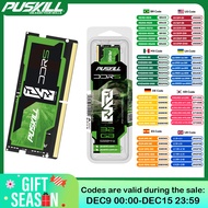 PUSKILL FUSE Memoria Ram DDR5 Notebook 32GB 16GB 8GB 5600MHz 5200MHz 4800MHz 262-PIN 1.1V PC5 SODIMM