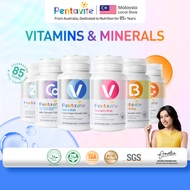 [Vitamin & Mineral] Pentavite Bubbly B / Vitamin C / Calcium+D / Men Multivitamin / Women Multivitam