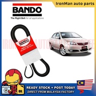BANDO AUTOMOTIVE CAR BELT FAN BELT TOYOTA VIOS NCP42 2002-2006 4PK1240 3PK850 V BELT