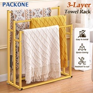 PACKONE Bathroom Towel Rack Rak Penyidai / Rak Tuala / Rak Baju/ Clothes Drying Rack/ Clothes Hanger
