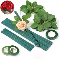 Artificial Flowers Rod Stem Twigs Iron Wire For Home Wedding Decoration Vase Flower Stick Plant Craf
