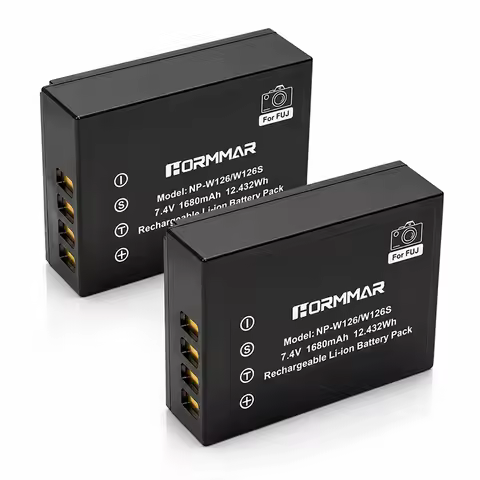 Battery 1680mAh NP-W126S NP-W126S Battery For Fujifilm X100V X-T30 II X-T3 X-Pro3 X-E4 X-A7 Mirrorle