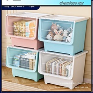 DR.STORAGE 28L/40L/60L Large Capacity Storage Box With Transparent Lid Stackable Toy Snack Storage C