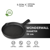 Looka Cast Iron - Wonderwall Skillet (dia: 26 cm)/Cast Iron/Cast Iron Pan