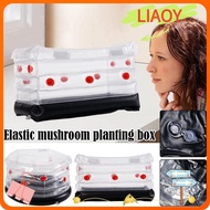LIAOY Mushroom Grow Bag Round Filters Inflatable Mushroom Monotub Kit